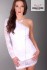 Krajkové šaty Mini dress - Bílá